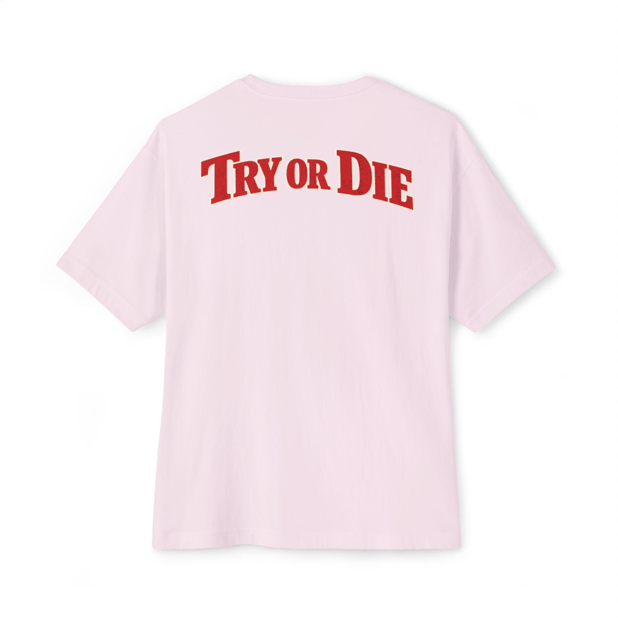Vintage Try or Die Graphic T-Shirt "Hard Training, Easy Fight"