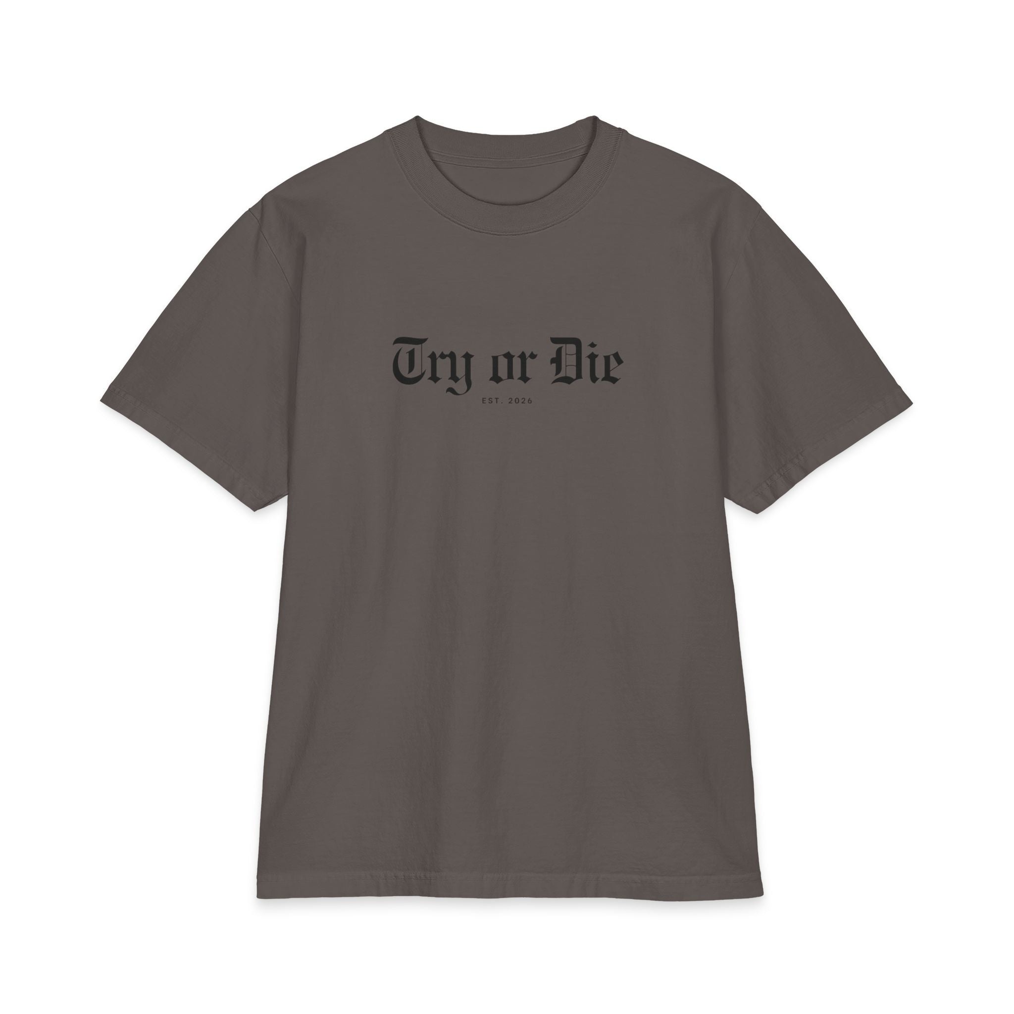 Try or Die Graphic Tee - "Blood, Sweat, Tears"