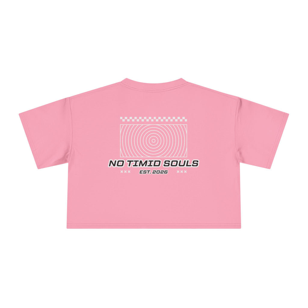 No Timid Souls Women's Crop Tee