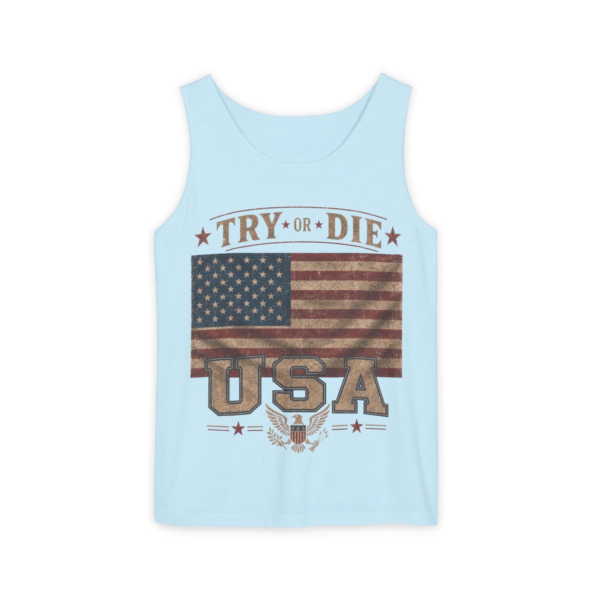 Try or Die USA Vintage Flag Tank