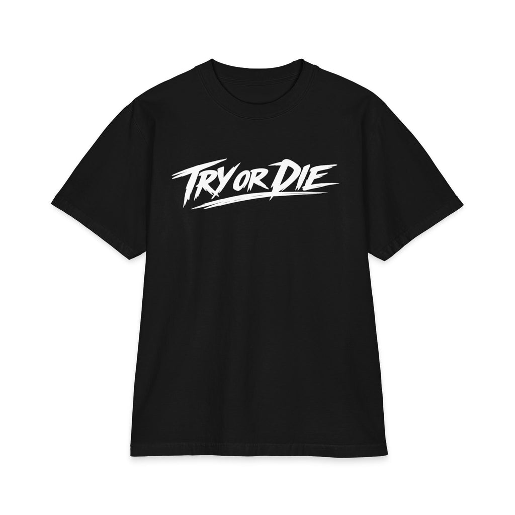 Try Or Die Essentials Heavyweight Graphic Tee