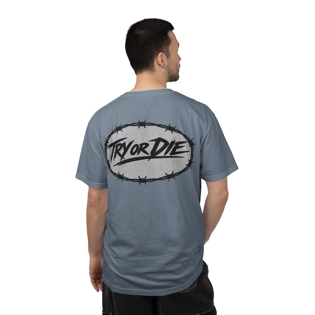 Try or Die garment-dyed T-shirt