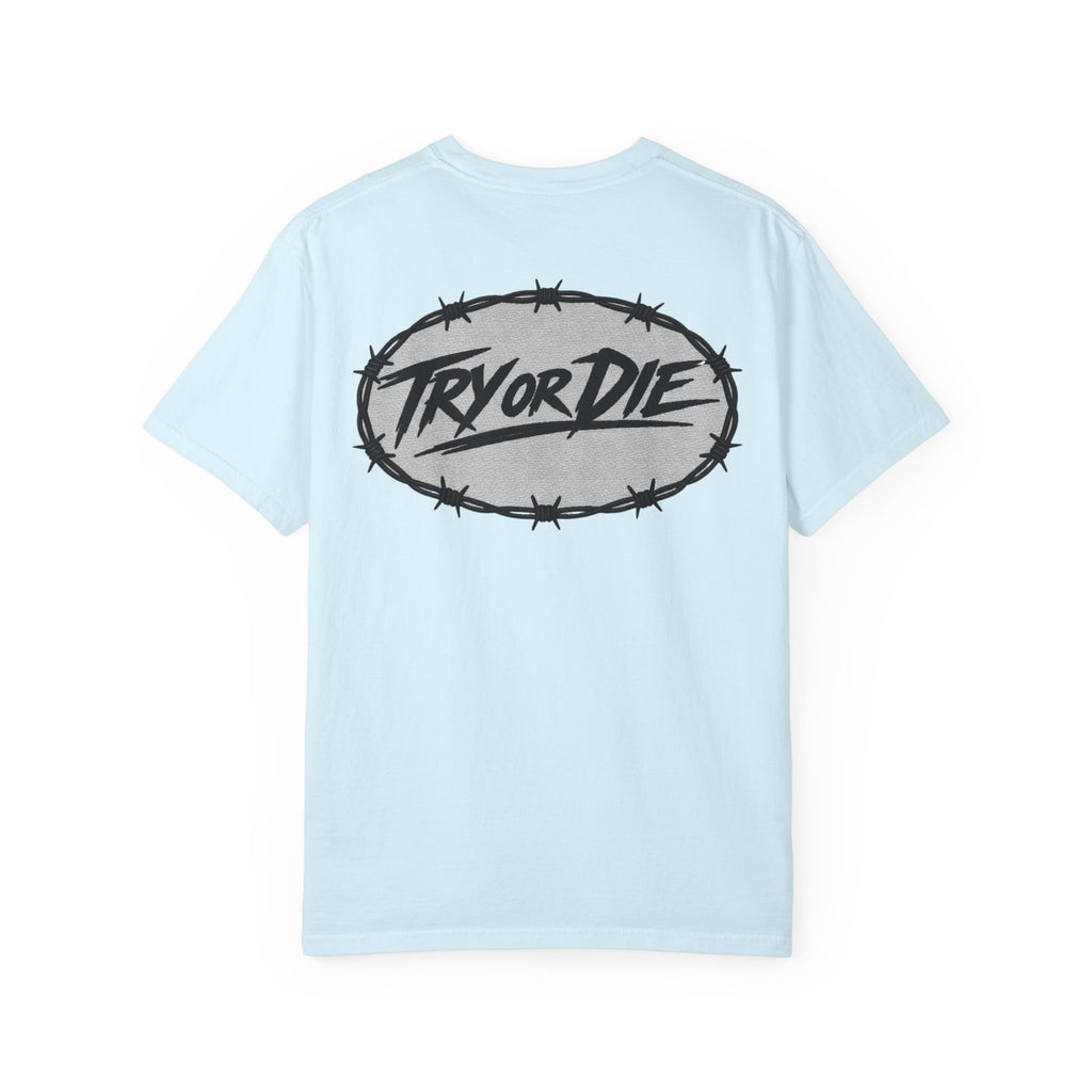 Try or Die garment-dyed T-shirt