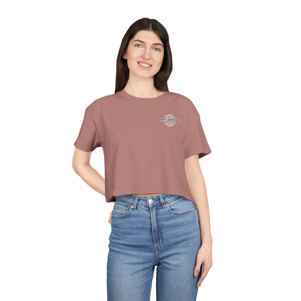 No Timid Souls Women's Crop Tee