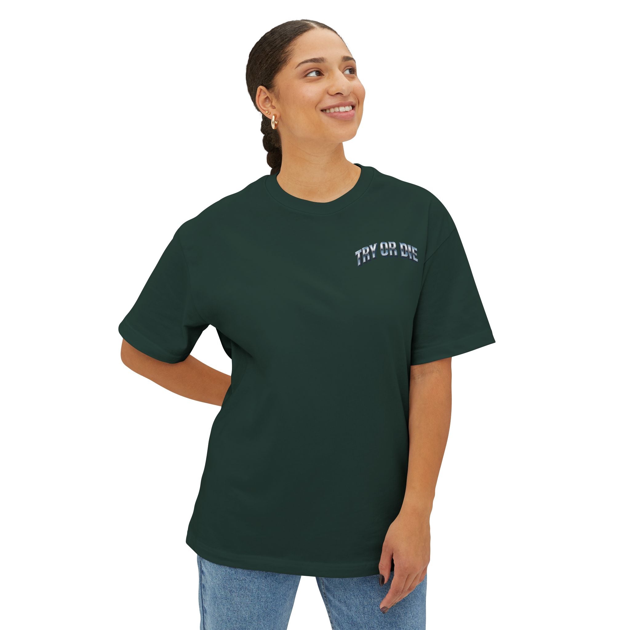 Oversized Boxy Chrome Graphic Tee