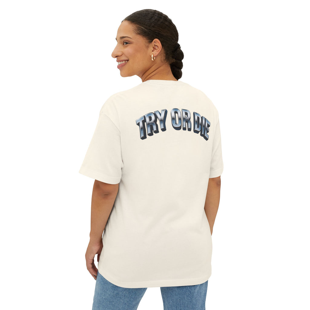 Oversized Boxy Chrome Graphic Tee