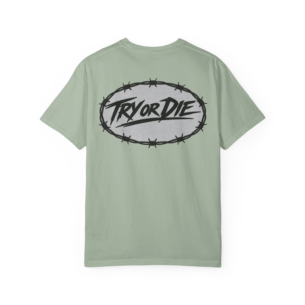 Try or Die garment-dyed T-shirt