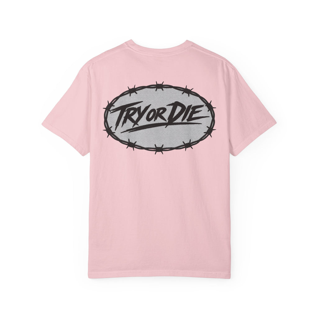 Try or Die garment-dyed T-shirt