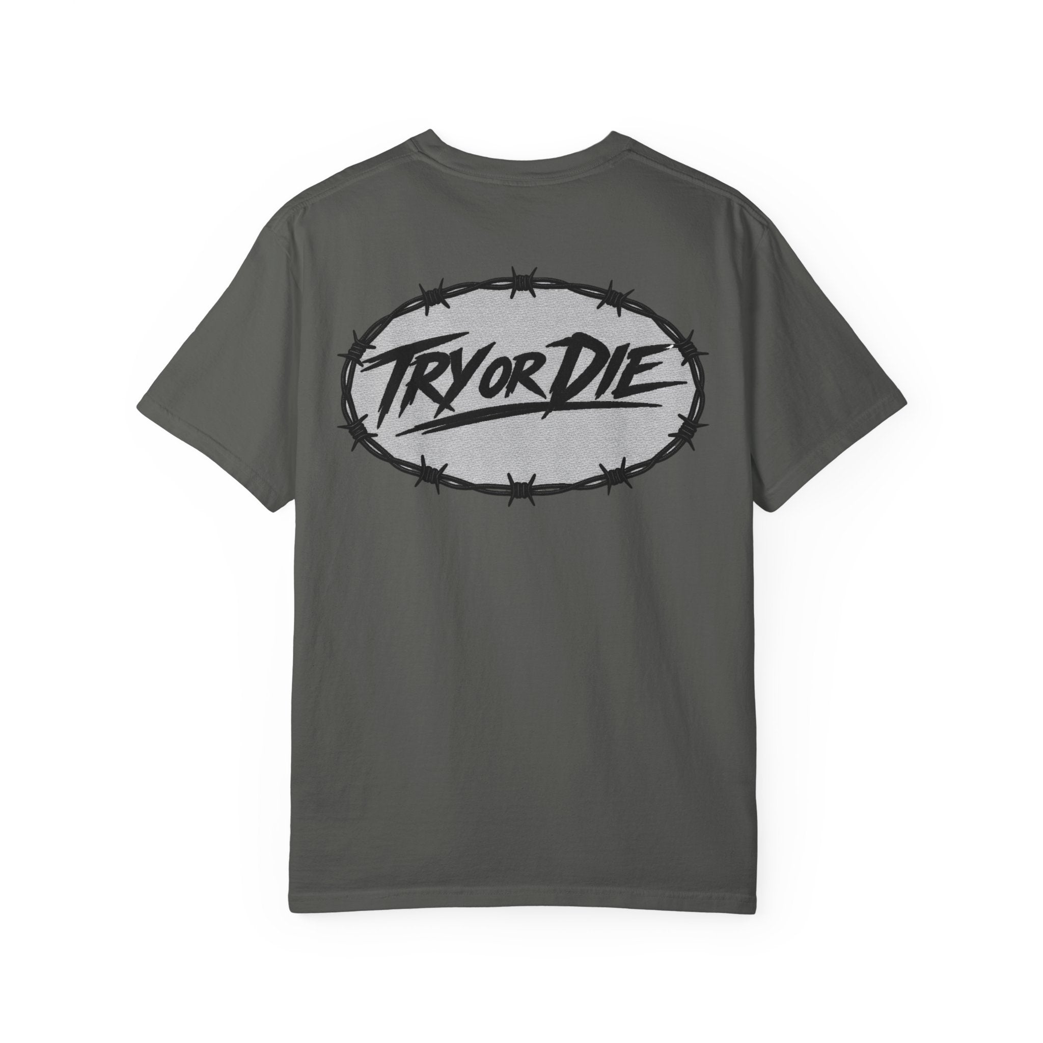 Try or Die garment-dyed T-shirt