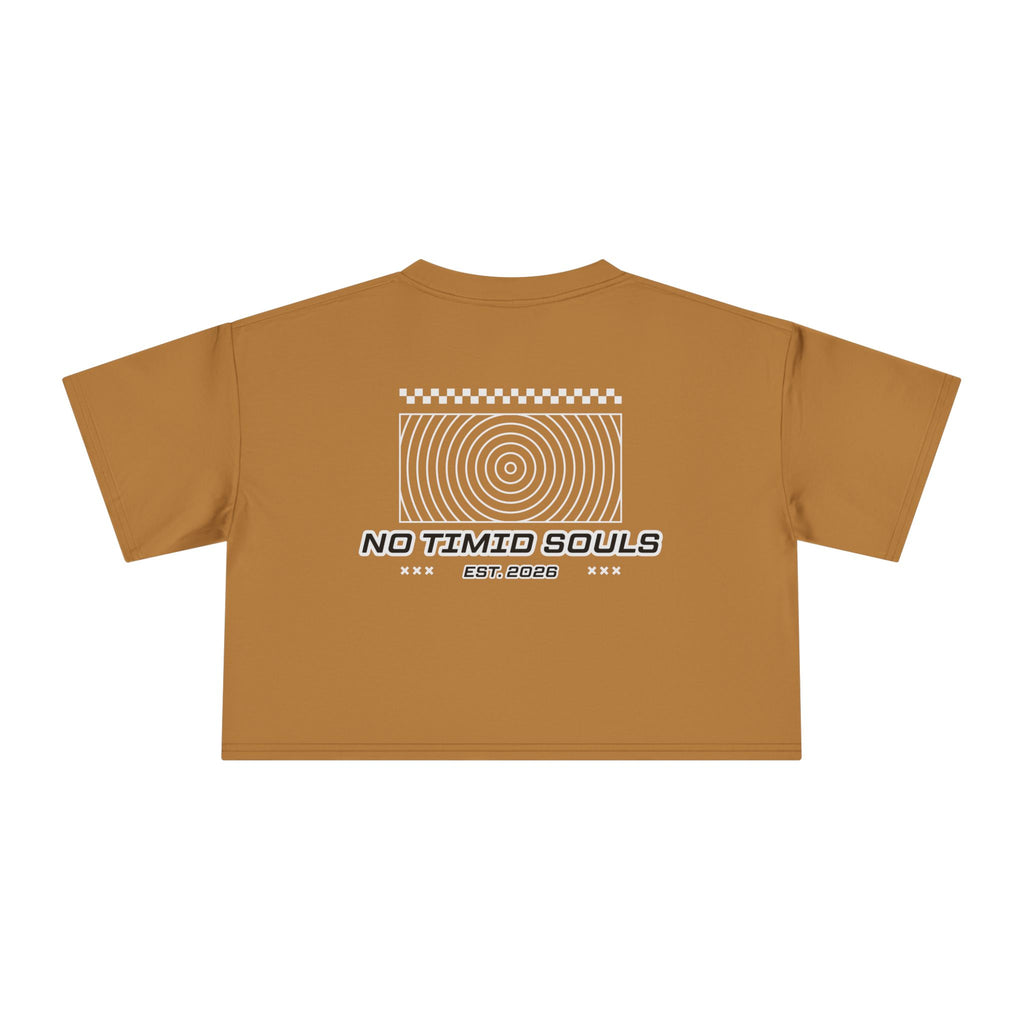 No Timid Souls Women's Crop Tee