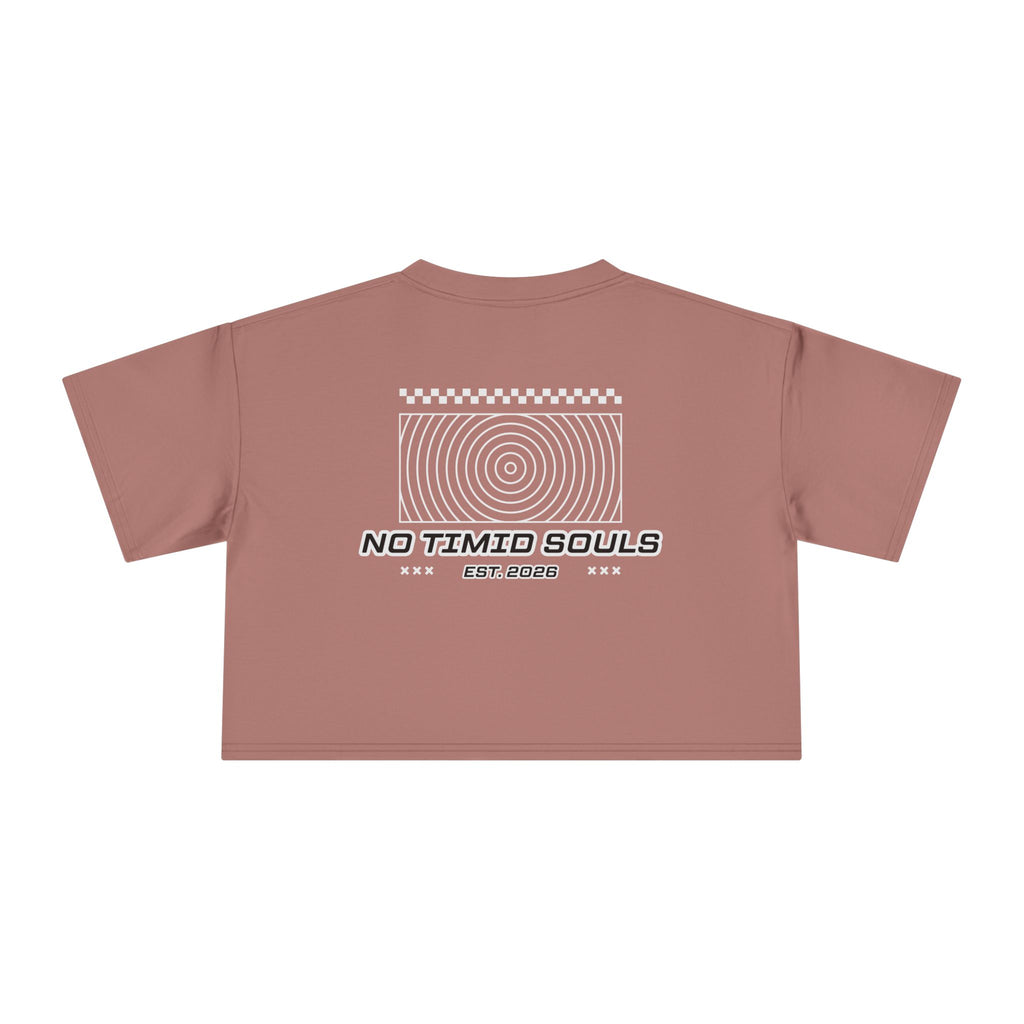 No Timid Souls Women's Crop Tee