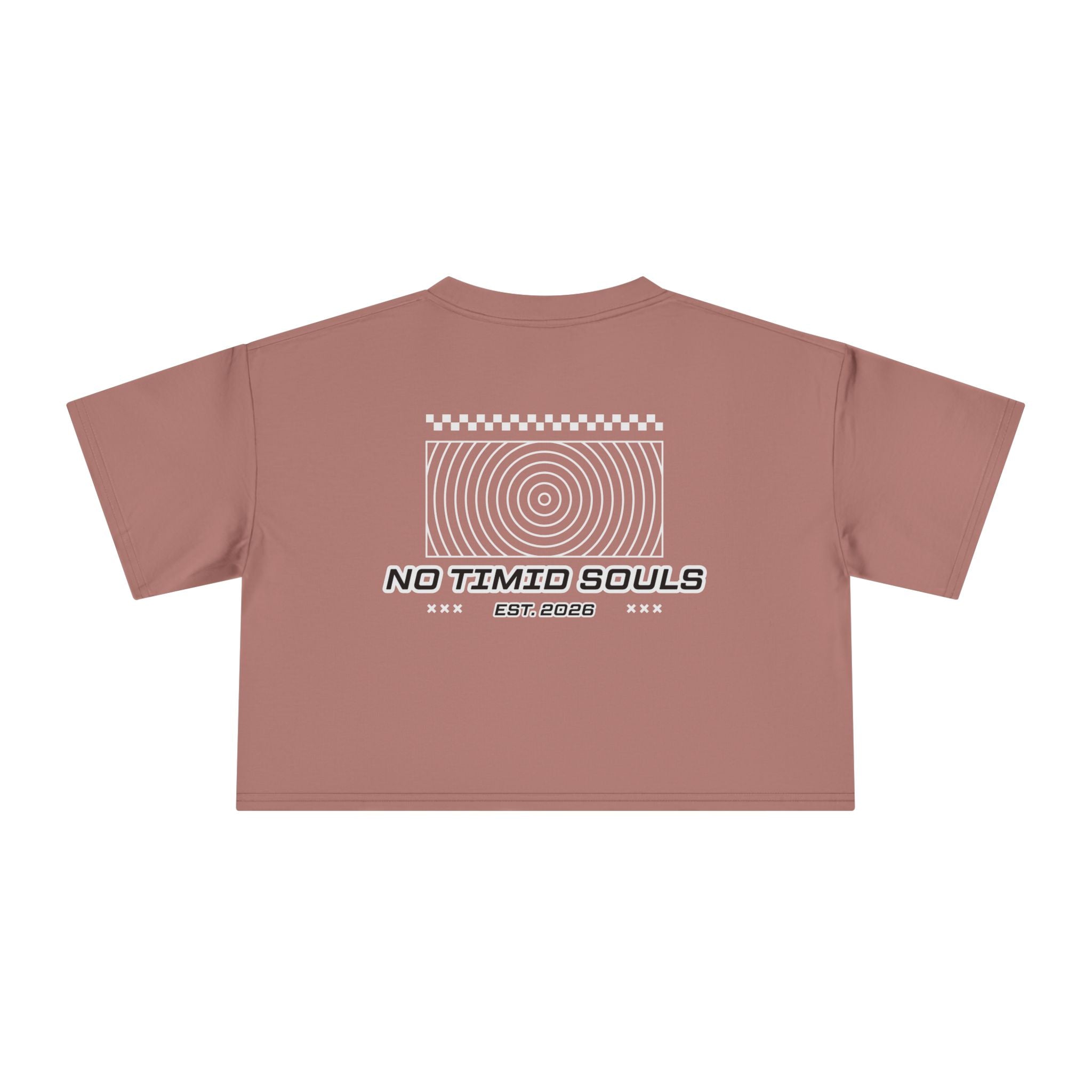 No Timid Souls Women's Crop Tee
