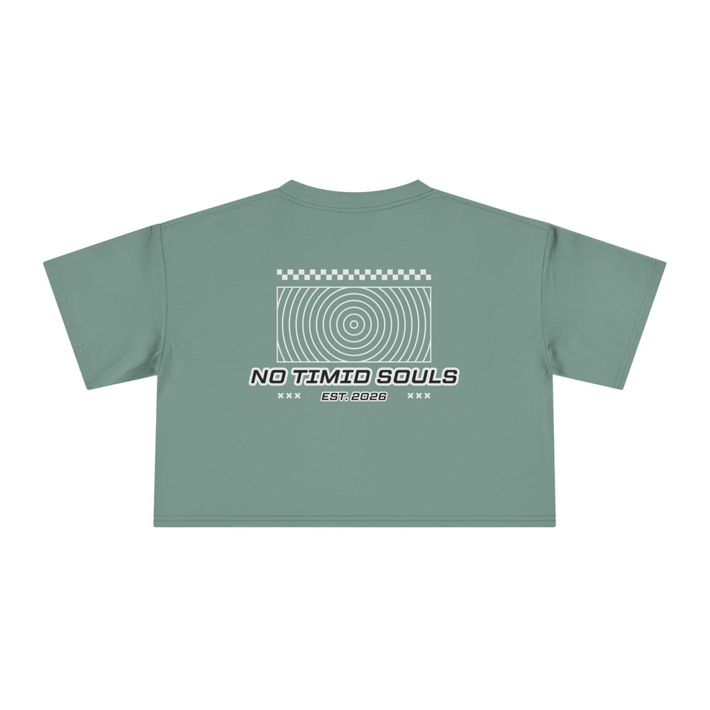 No Timid Souls Women's Crop Tee