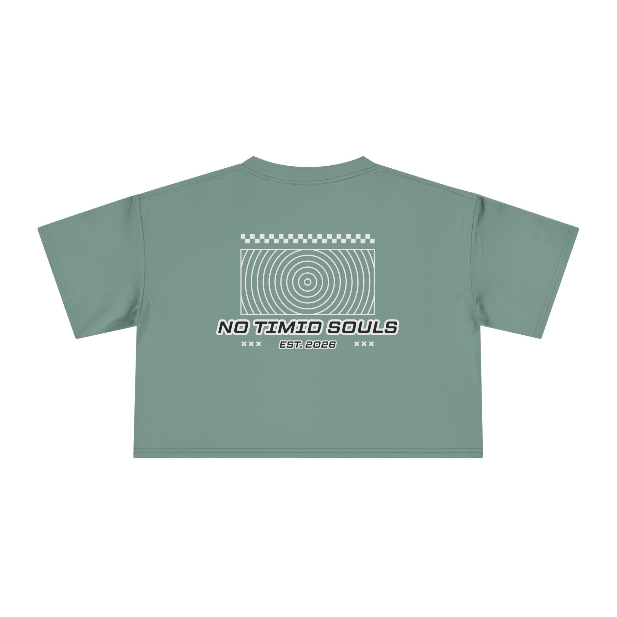 No Timid Souls Women's Crop Tee