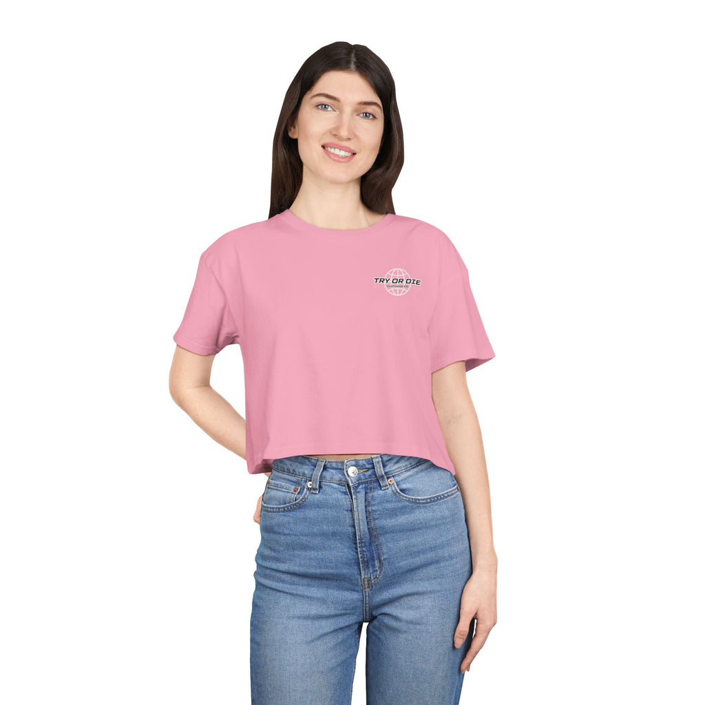 No Timid Souls Women's Crop Tee