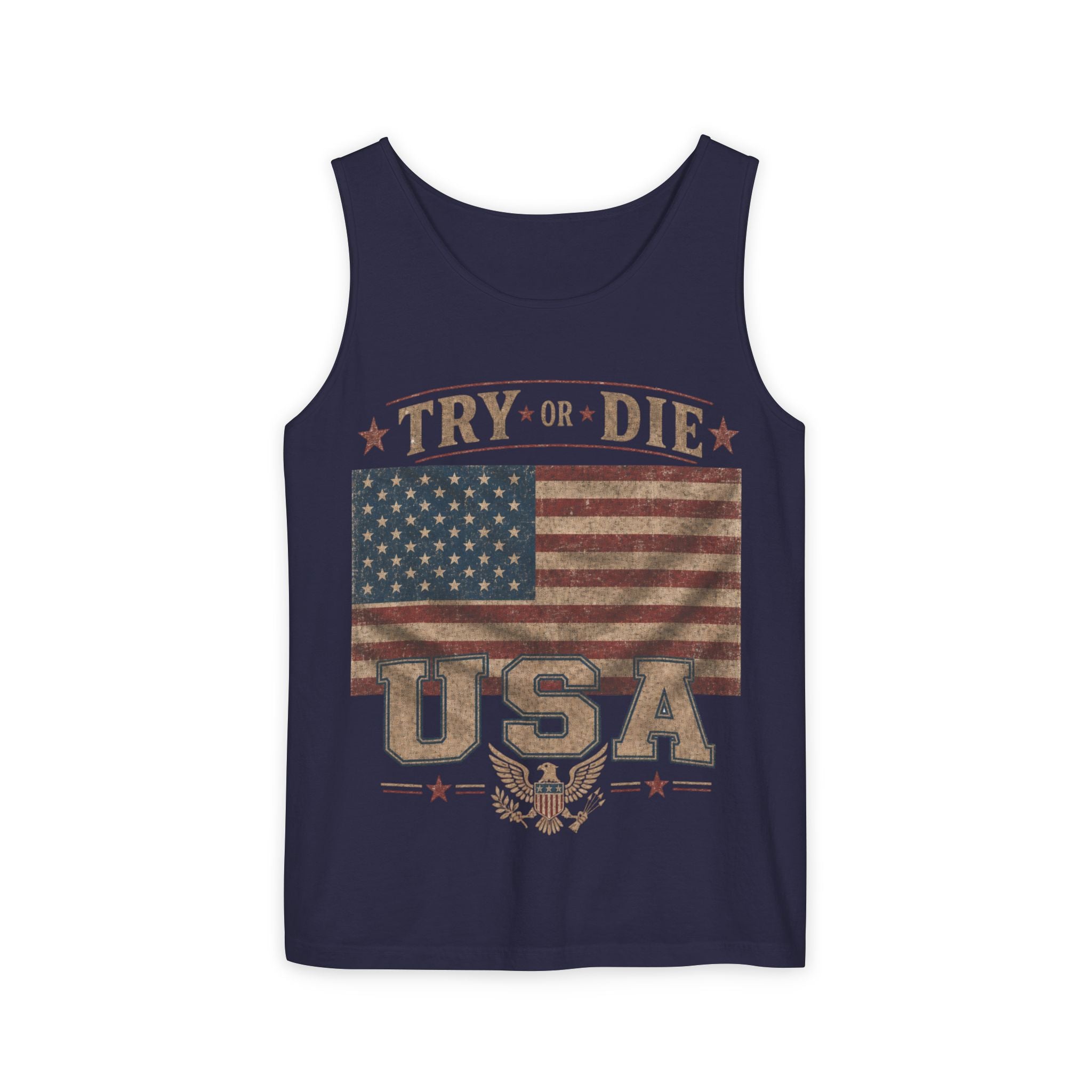 Try or Die USA Vintage Flag Tank
