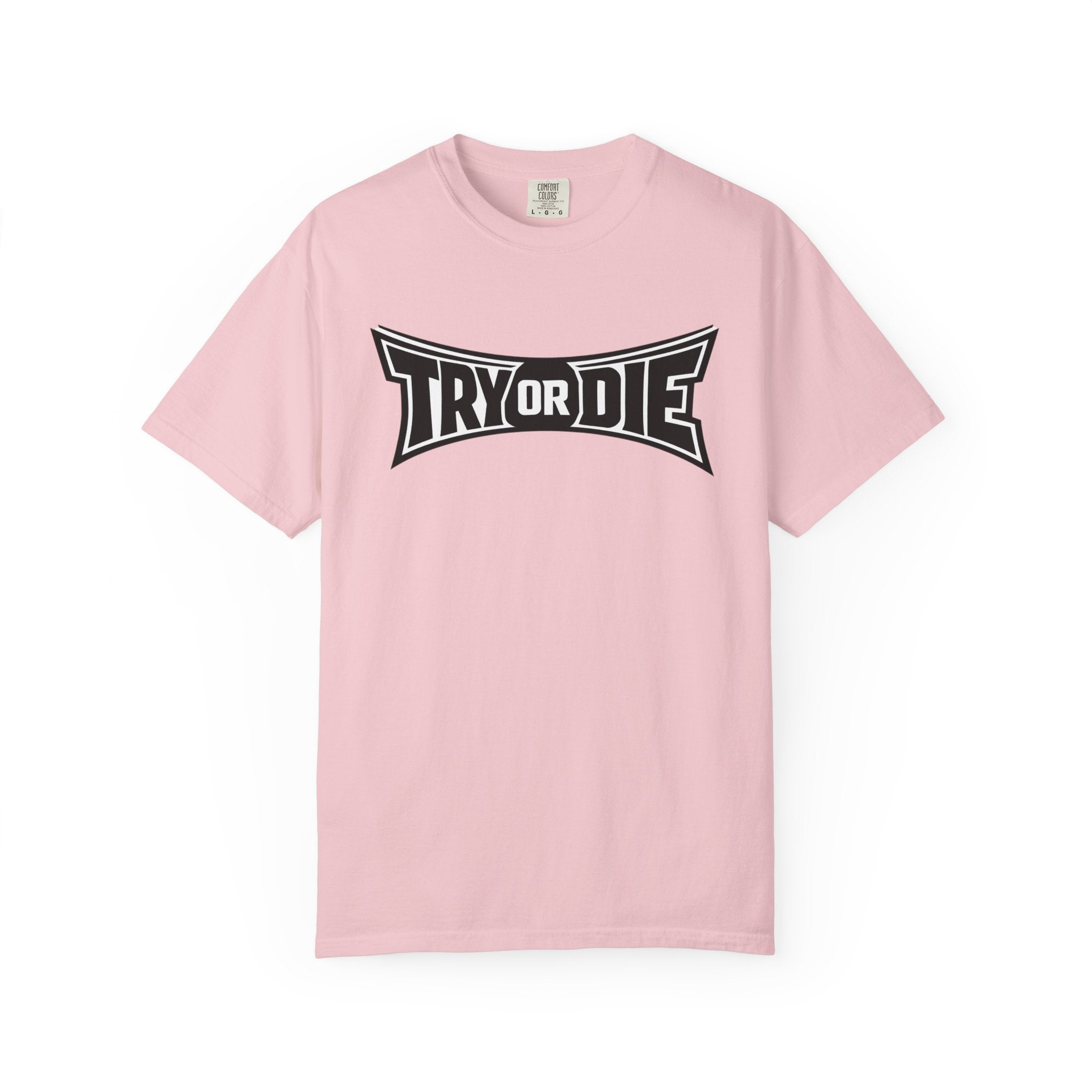 Try or Die Bold Retro Logo Tee