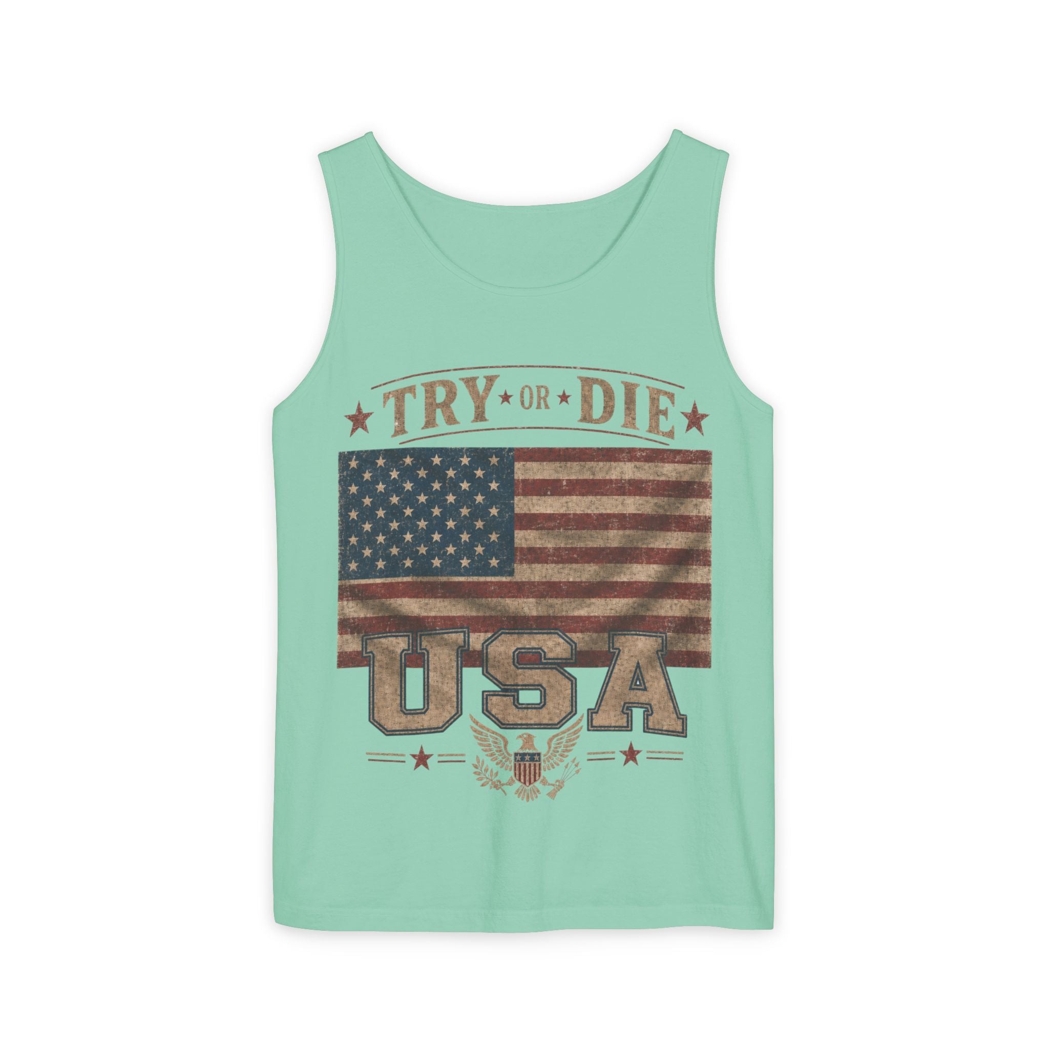 Try or Die USA Vintage Flag Tank