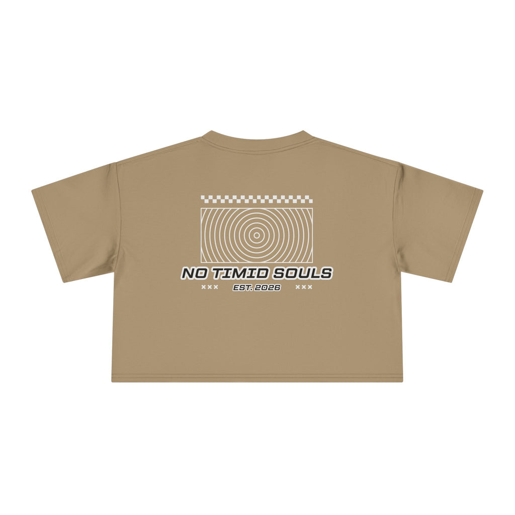 No Timid Souls Women's Crop Tee