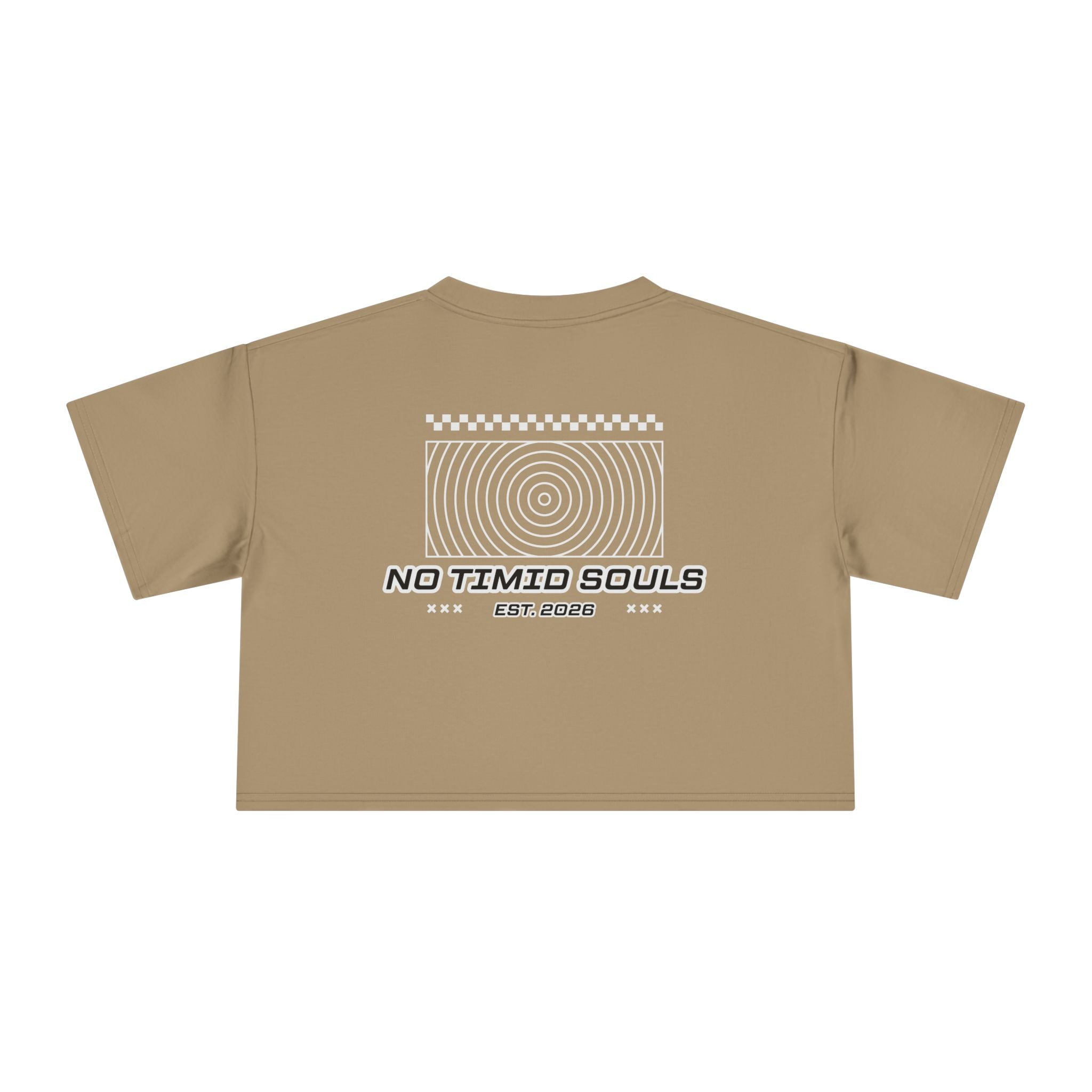 No Timid Souls Women's Crop Tee