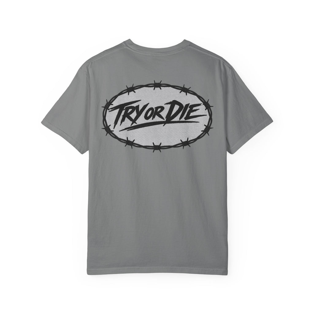 Try or Die garment-dyed T-shirt