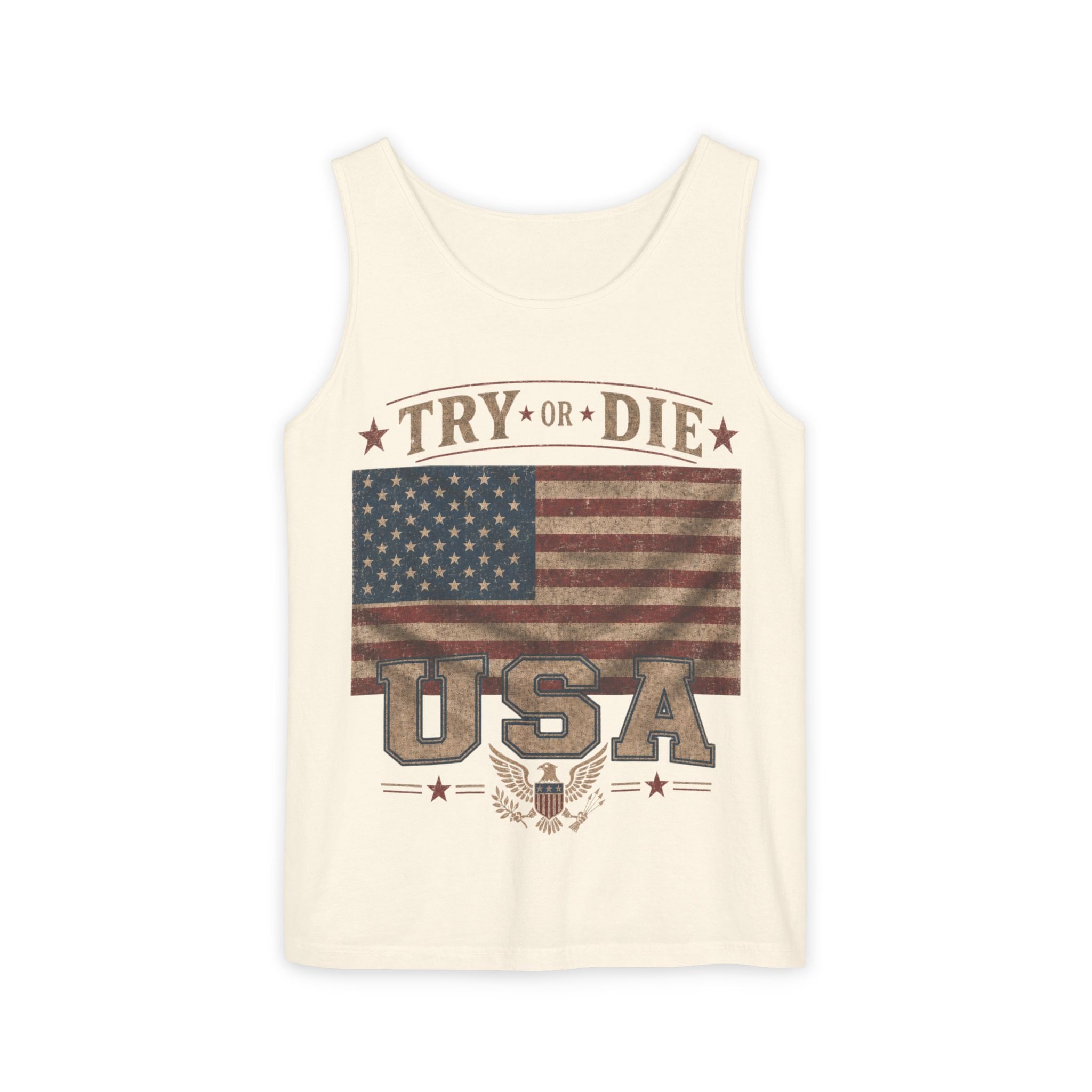 Try or Die USA Vintage Flag Tank