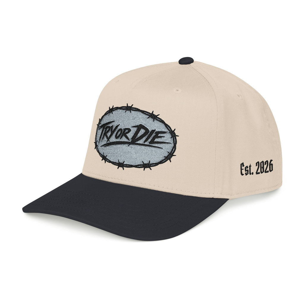 Vintage Embroidered Baseball Cap- Black