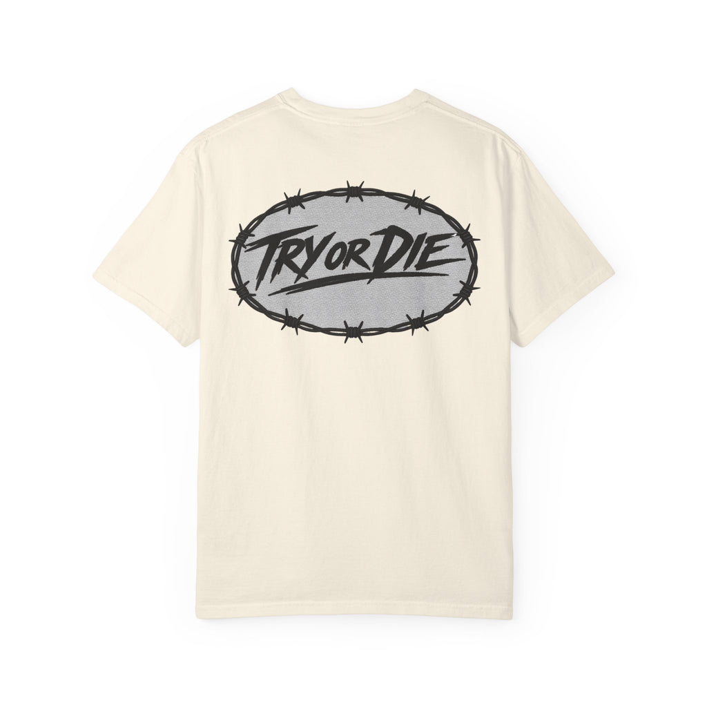 Try or Die garment-dyed T-shirt