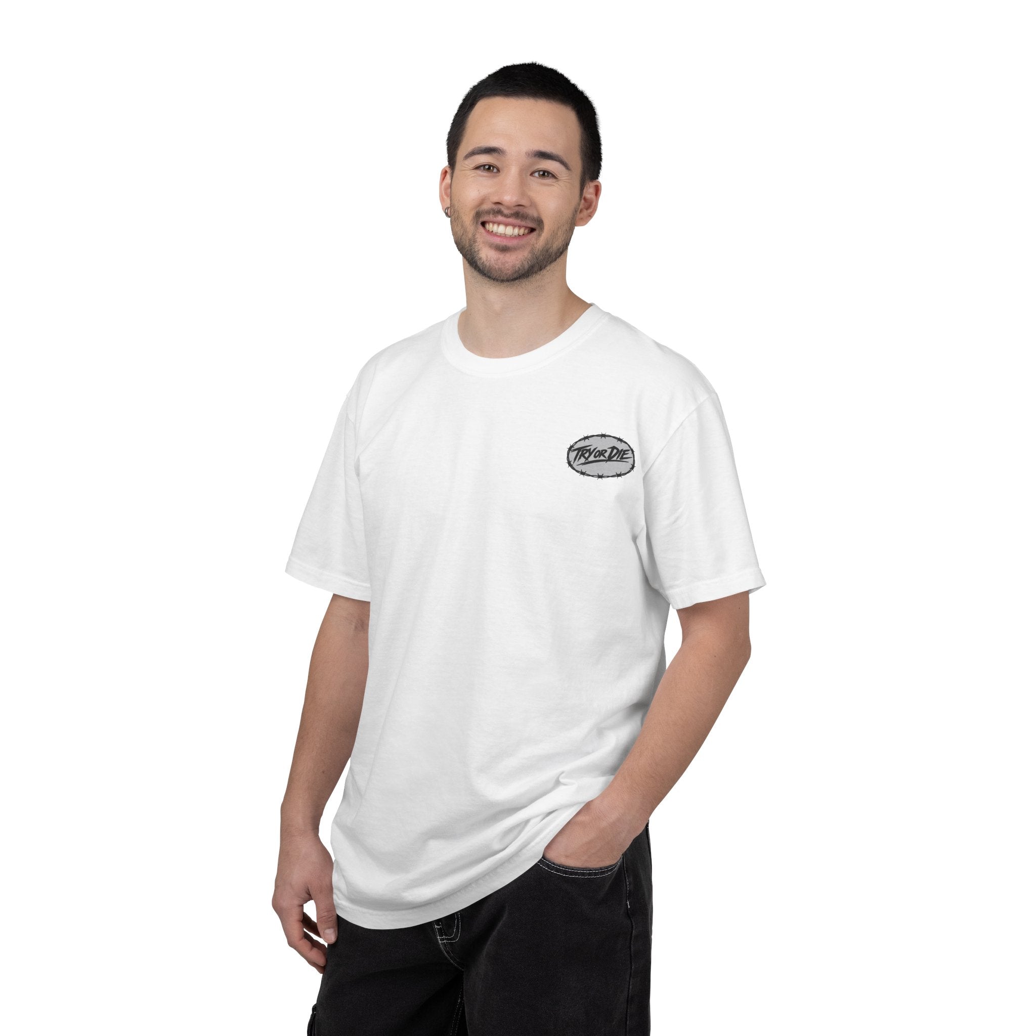 Try or Die garment-dyed T-shirt