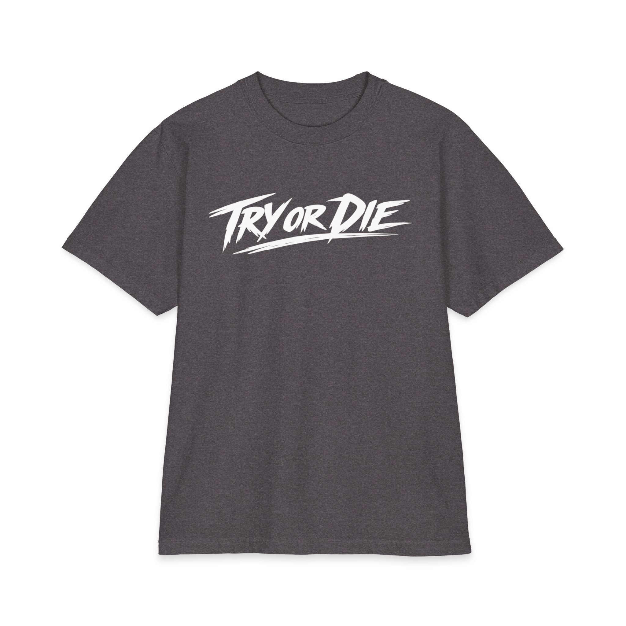 Try Or Die Essentials Heavyweight Graphic Tee