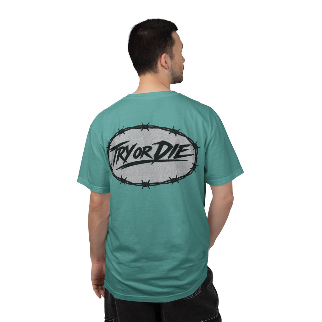 Try or Die garment-dyed T-shirt