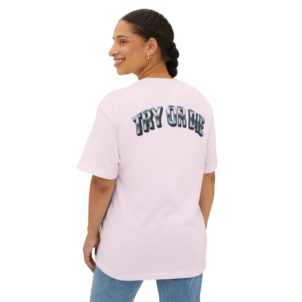 Oversized Boxy Chrome Graphic Tee