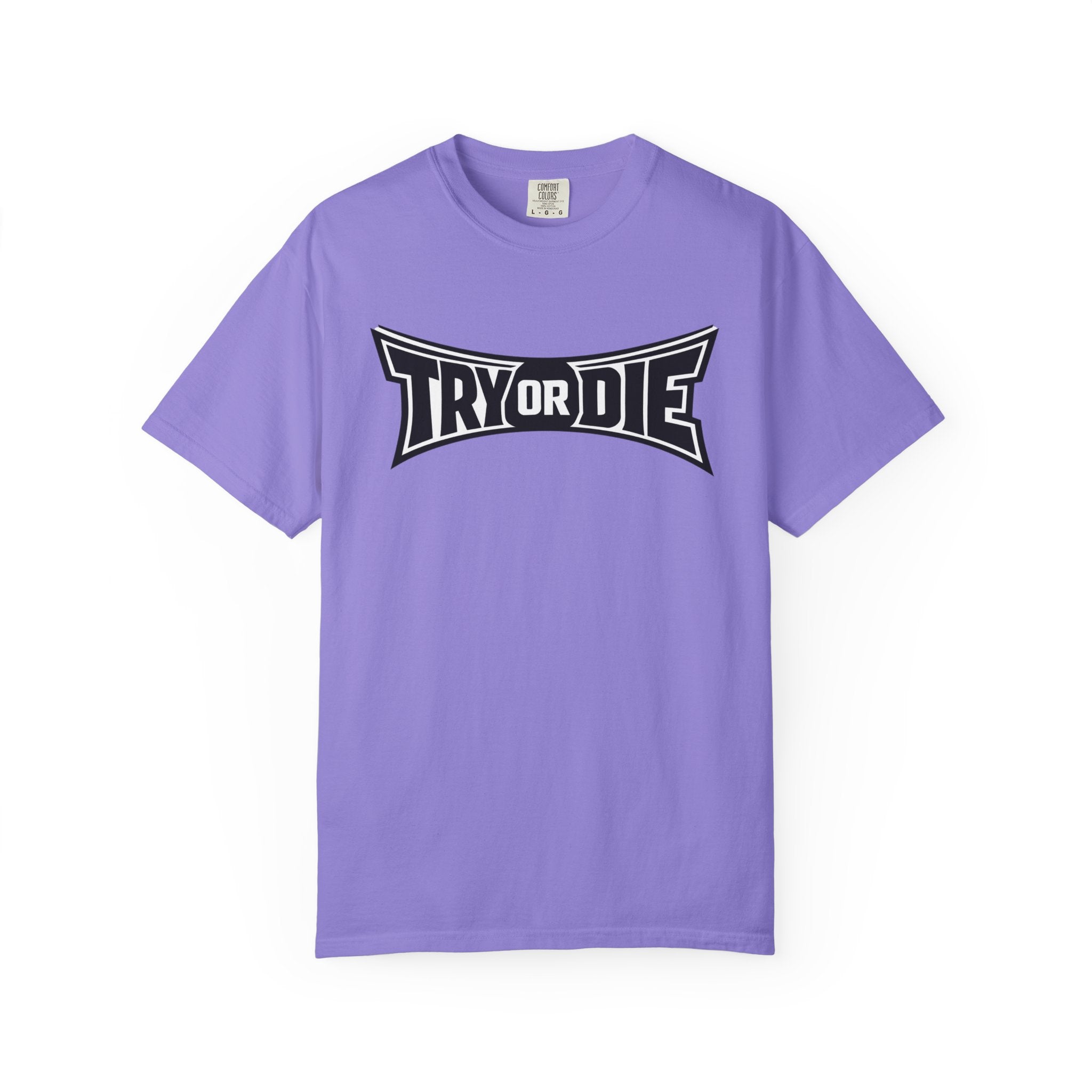 Try or Die Bold Retro Logo Tee
