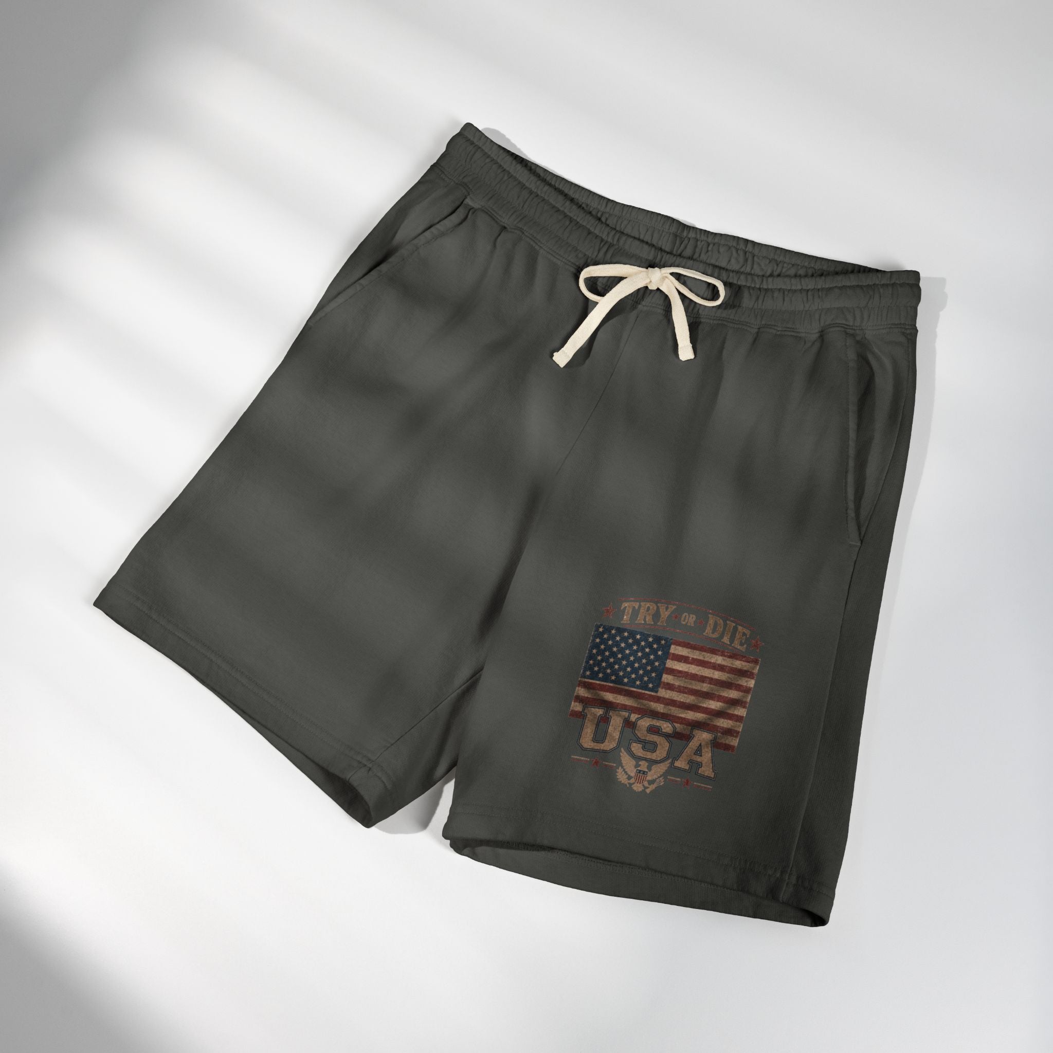Try or Die USA Vintage Sweat Shorts