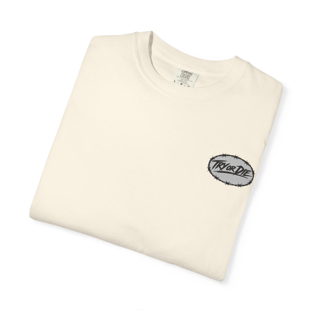 Try or Die garment-dyed T-shirt
