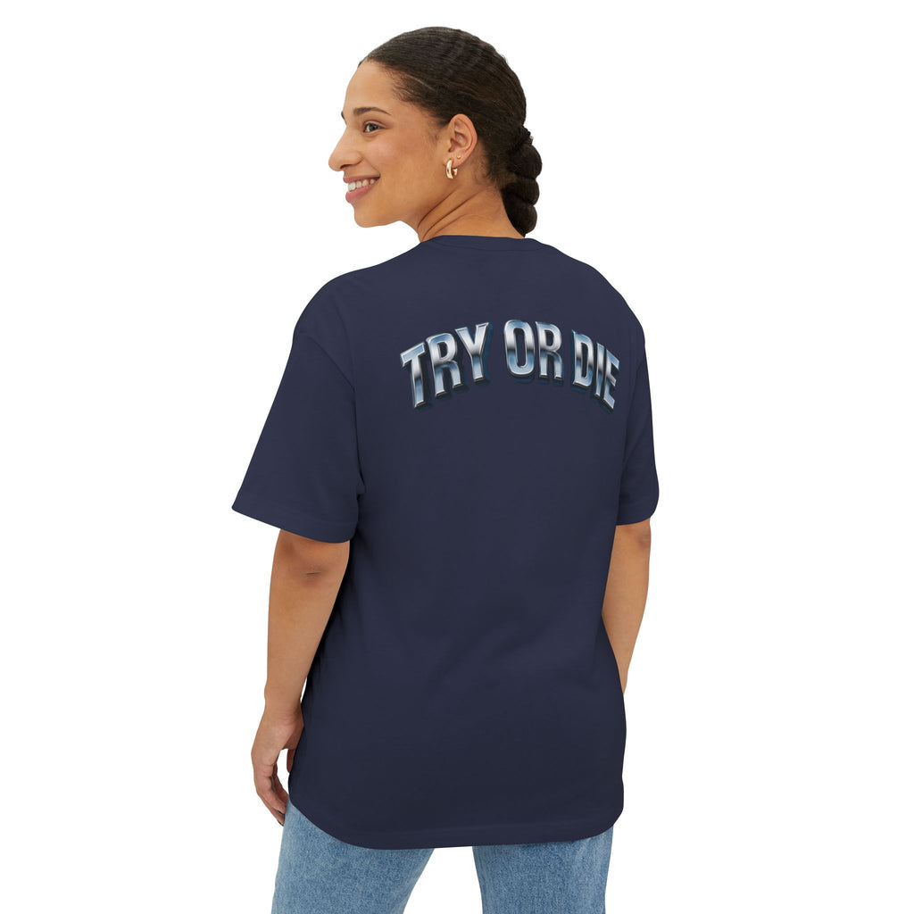 Oversized Boxy Chrome Graphic Tee