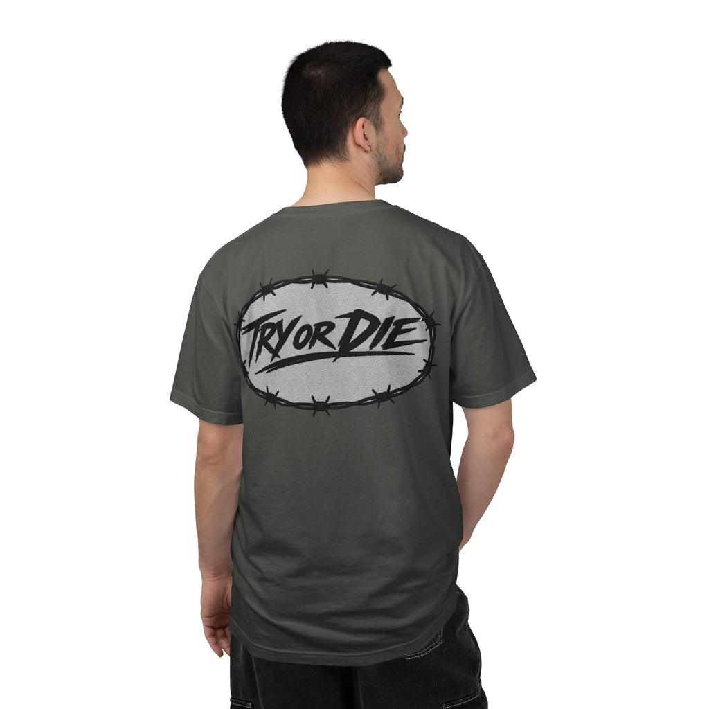 Try or Die garment-dyed T-shirt