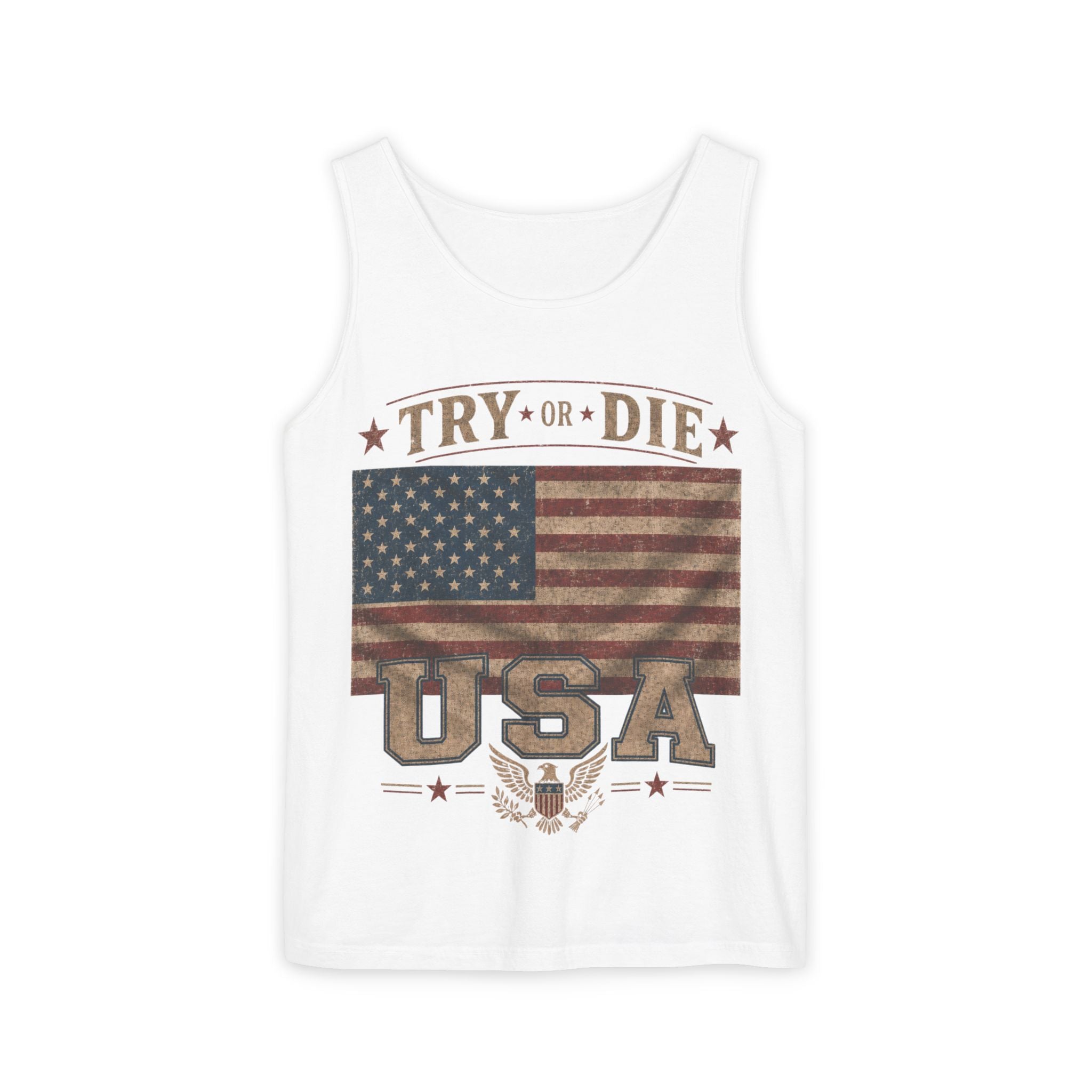 Try or Die USA Vintage Flag Tank