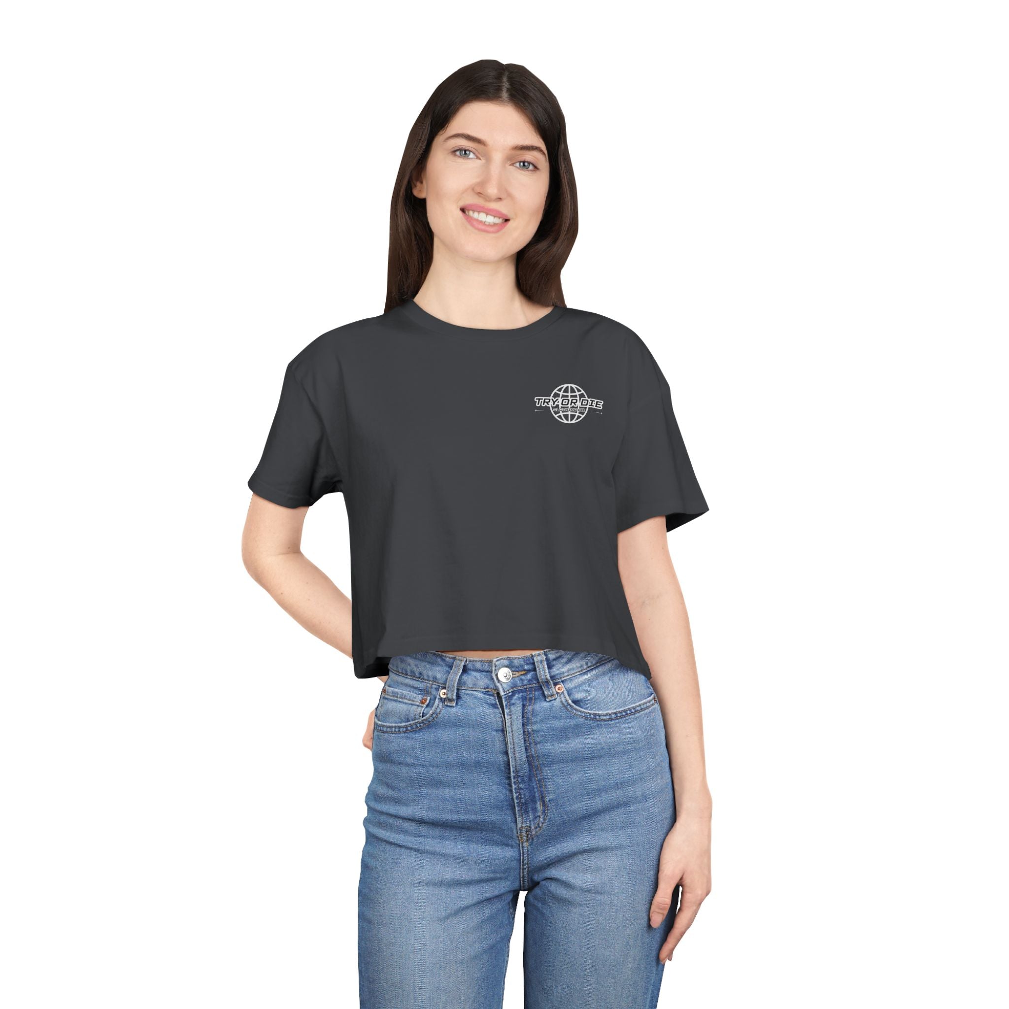 No Timid Souls Women's Crop Tee