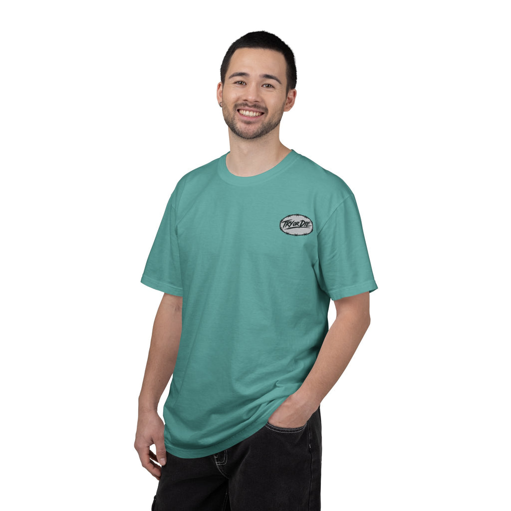 Try or Die garment-dyed T-shirt