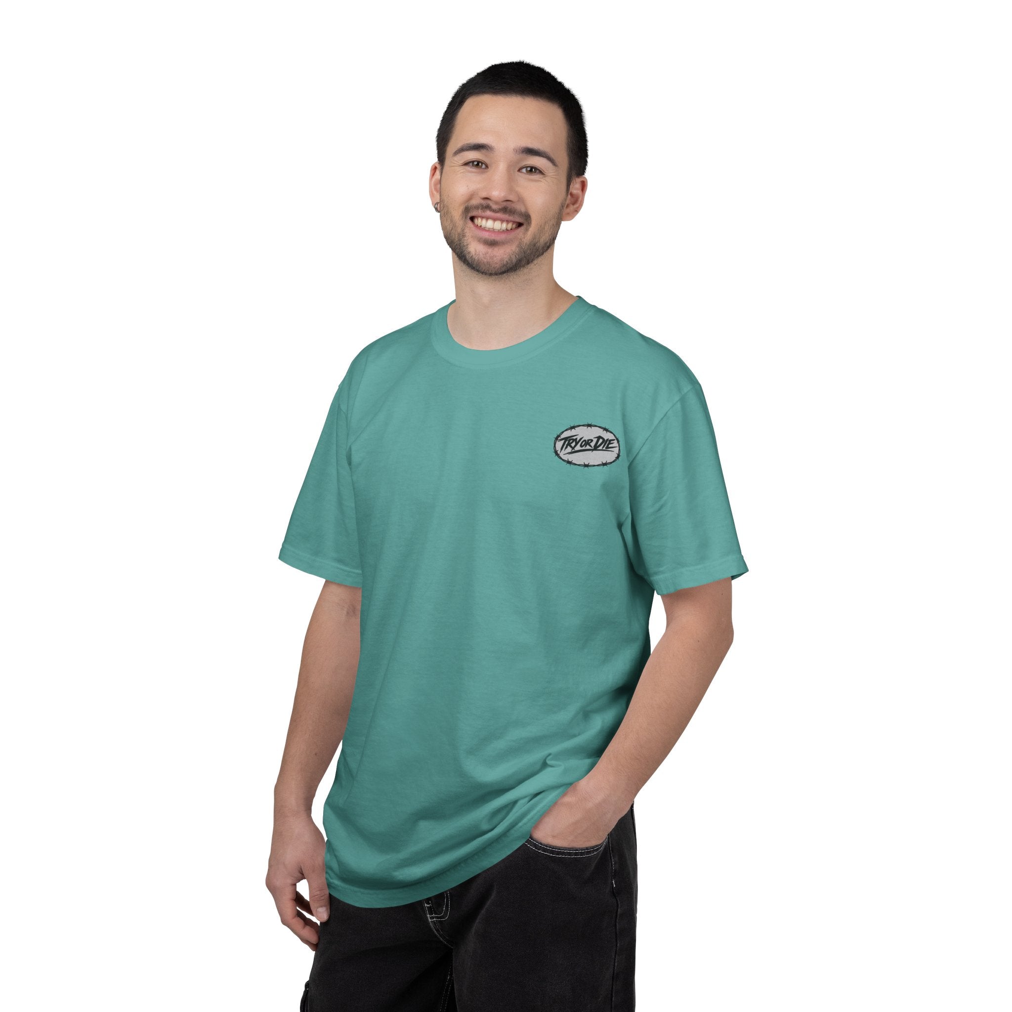 Try or Die garment-dyed T-shirt