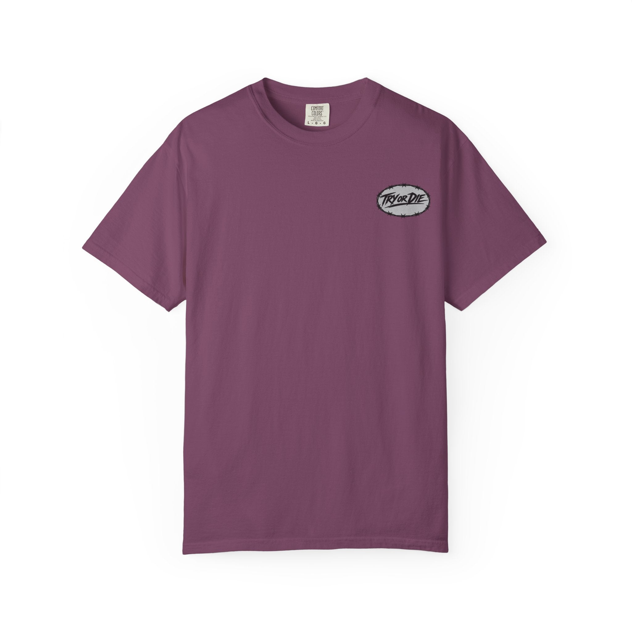 Try or Die garment-dyed T-shirt