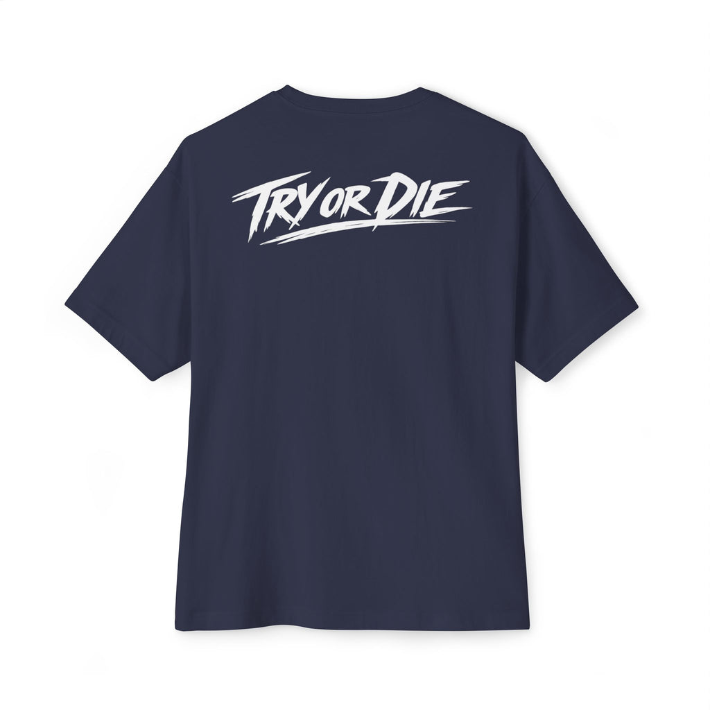 Oversized Graphic T-Shirt - 'Try or Die'